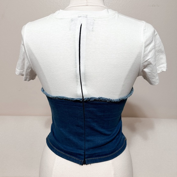 intage Y2K, 90s 2000s denim Corset - Picture 3 of 5